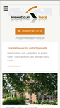 Mobile Screenshot of kreienbaum-holz.de